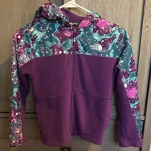 Girls The North Face Multicolor Fleece Jacket